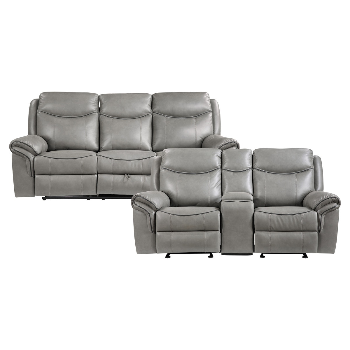  2pc Set: Sofa, Love 