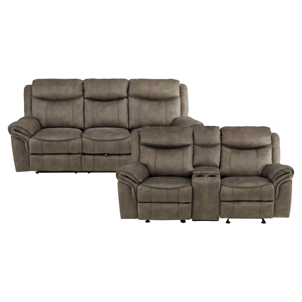  2pc Set: Sofa, Love 