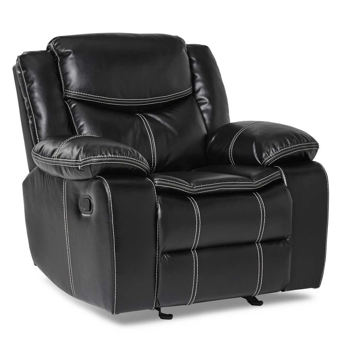 Homelegance Living Room Glider Reclining Chair 8230BLK1 Anna's Home