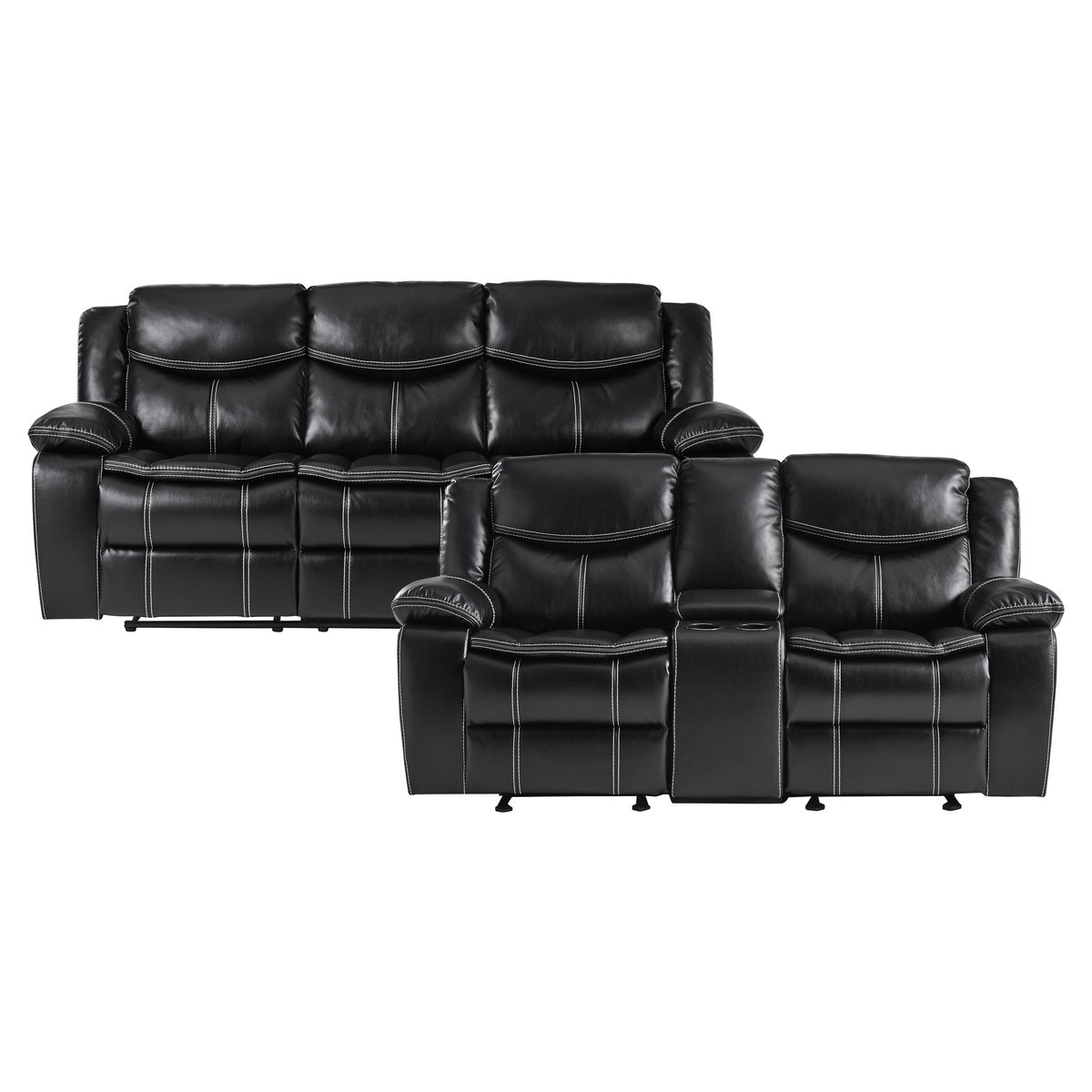  2pc Set: Sofa, Love 