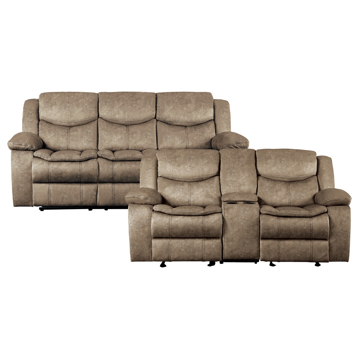  2pc Set: Sofa, Love 