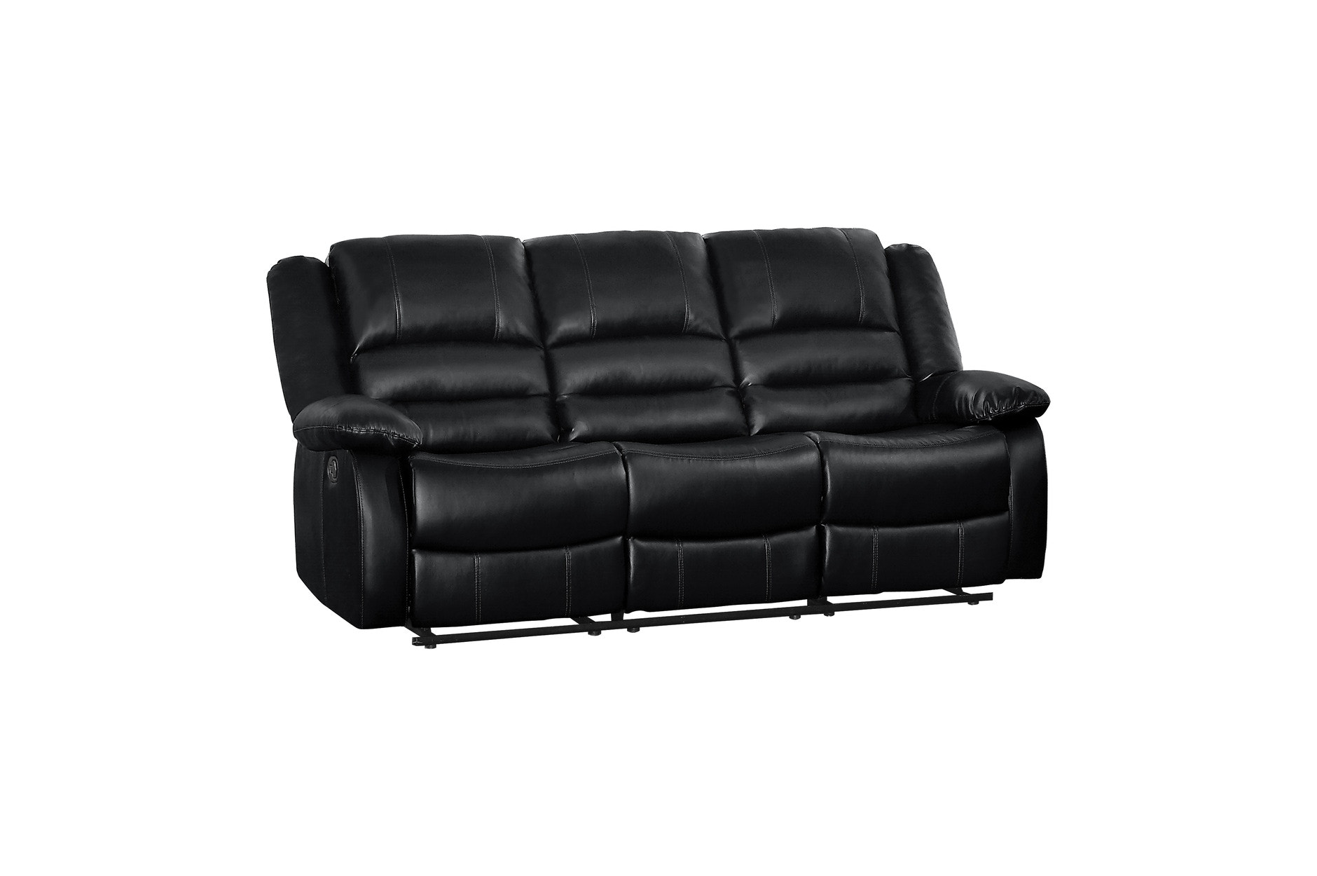 Homelegance Living Room Double Reclining Sofa 8329BLK3 Furniture
