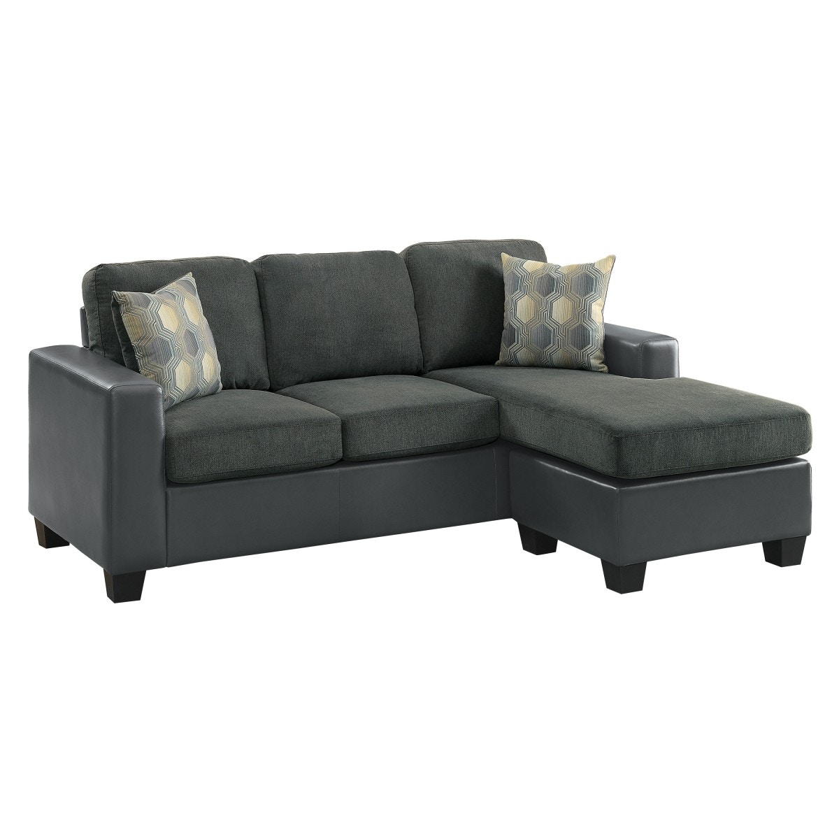 Homelegance reversible sofa deals chaise