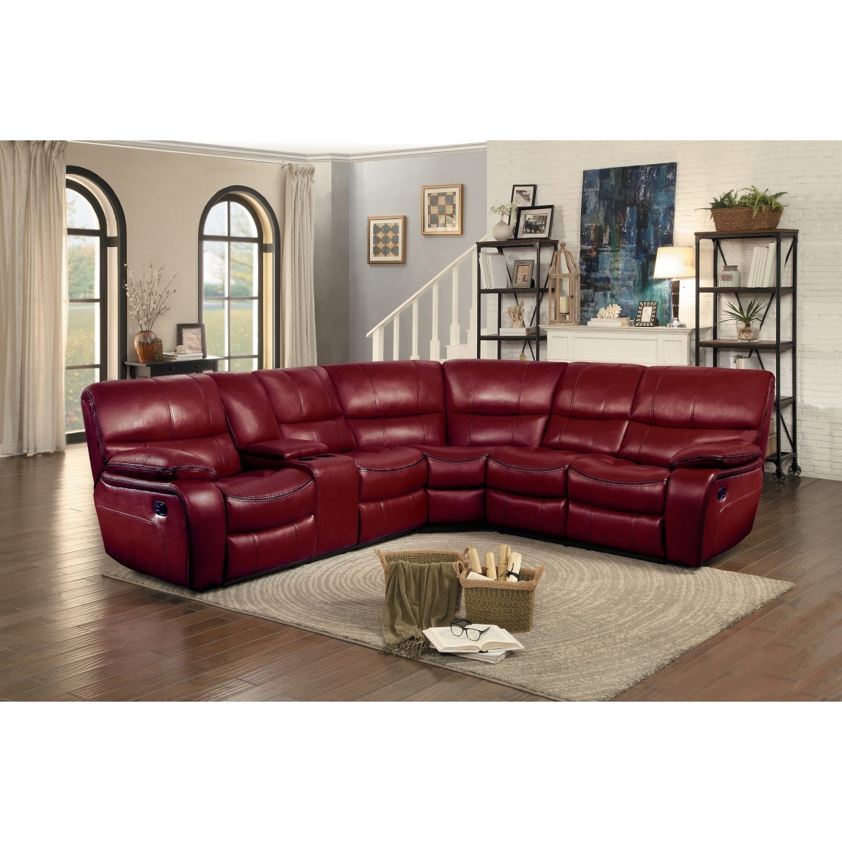 Pecos modular reclining sectional shop by homelegance