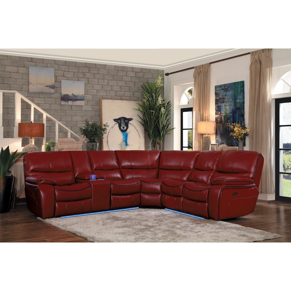 Pecos modular reclining sectional by homelegance online