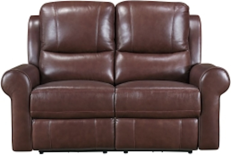 Homelegance Power Double Reclining Love Seat with Power Headrests 8546BR-2PWH