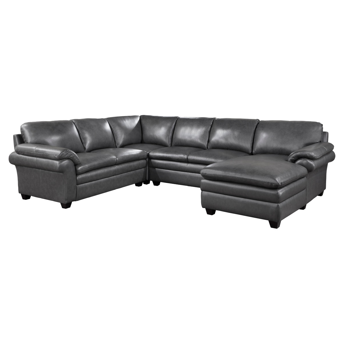  4-Piece Sectional with Right Chaise 