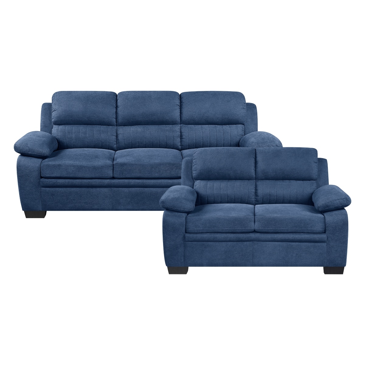 Homelegance 2pc Set: Sofa, Love 9333BUKIT2