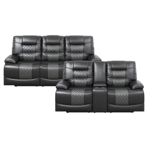  2pc Set: Sofa, Love 