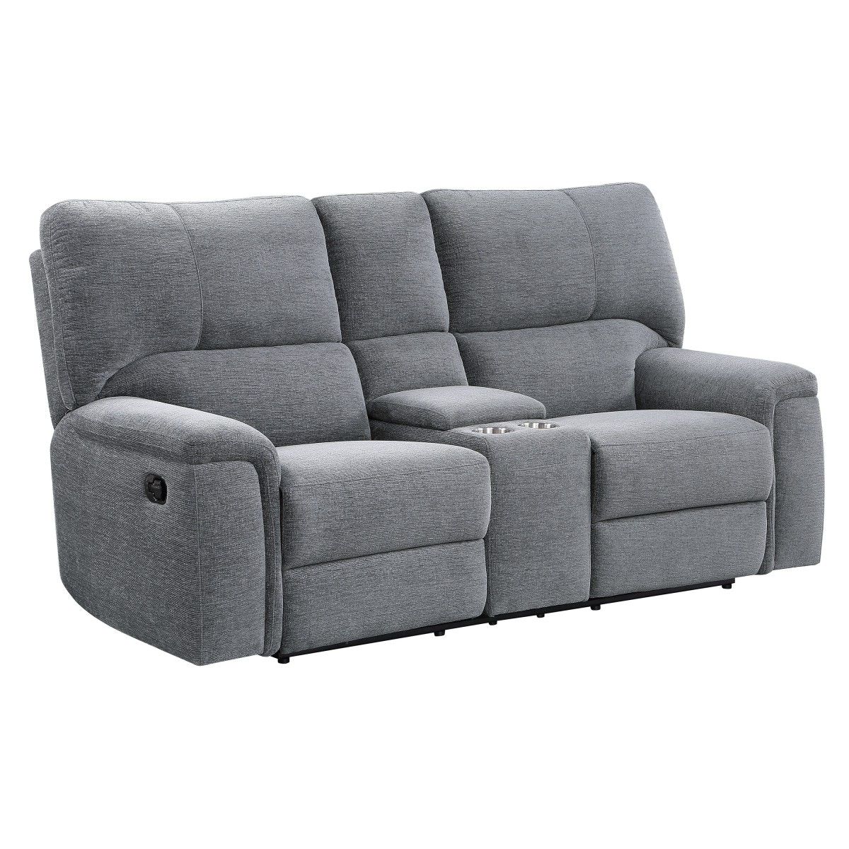 Homelegance Living Room Double Reclining Love Seat With Center Console