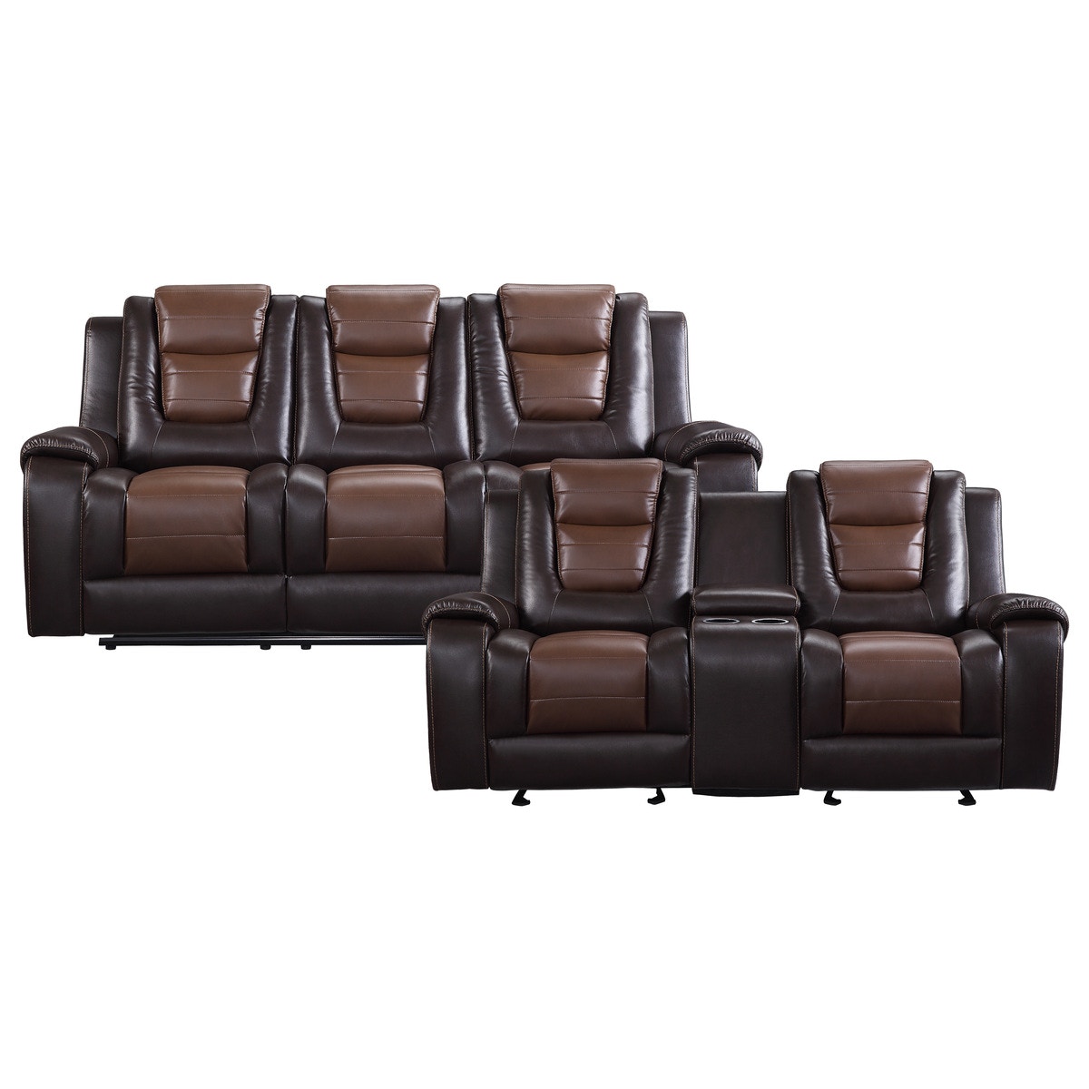  2pc Set: Sofa, Love 