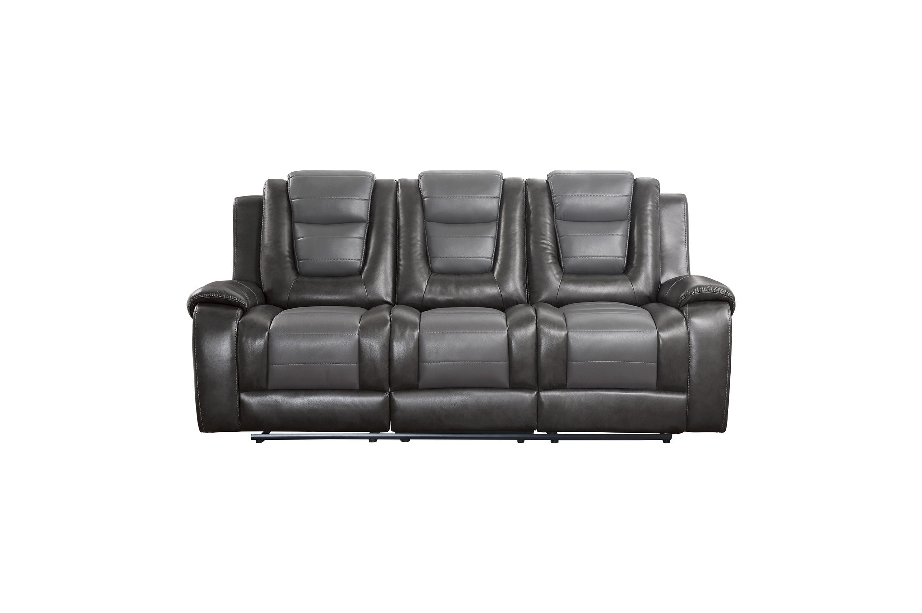 3 seat reclining 2024 sofa with cup holders