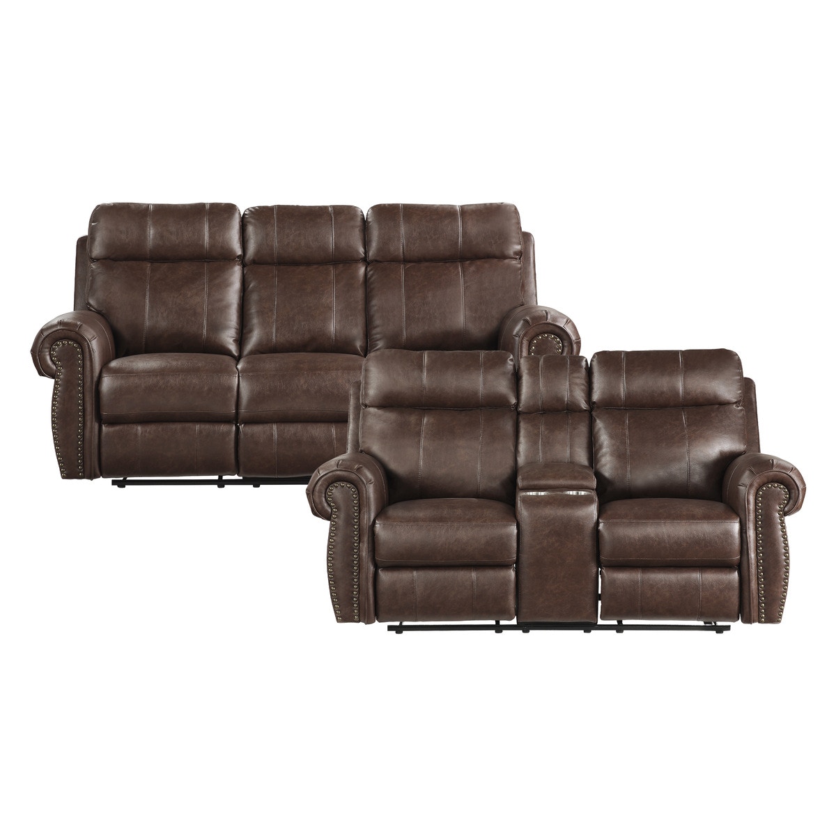  2pc Set: Sofa, Love 