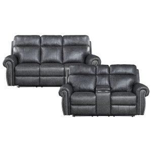  2pc Set: Sofa, Love (Power) 