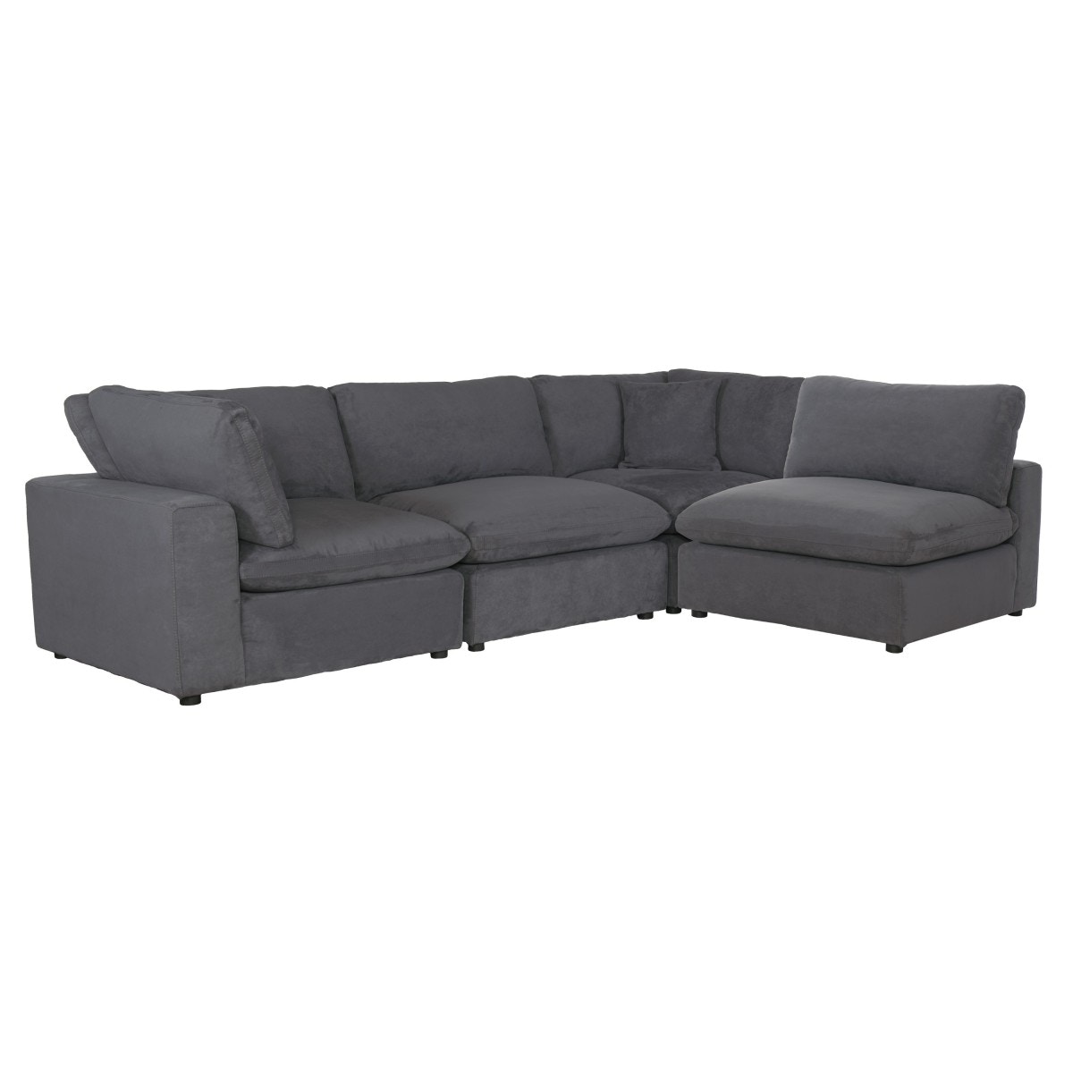 Homelegance 4-Piece Modular Sectional 9546GYKIT4SC