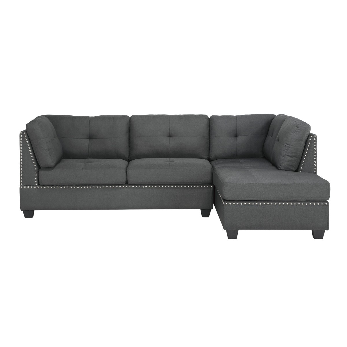  2-Piece Sectional with Right Chaise 