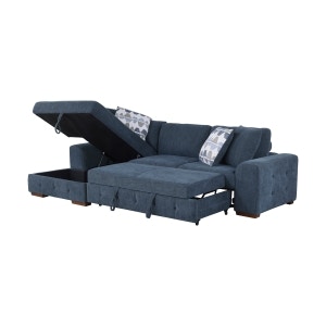  Left Side Chaise with Hidden Storage 