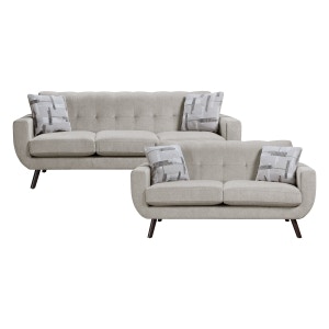 Homelegance 2pc Set: Sofa, Love 9627TANKIT2