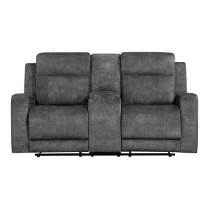  Double Reclining Love Seat with Center Console 