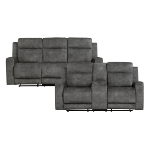  2pc Set: Sofa, Love 