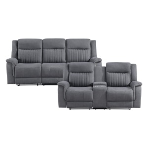 2pc Set: Sofa, Love 