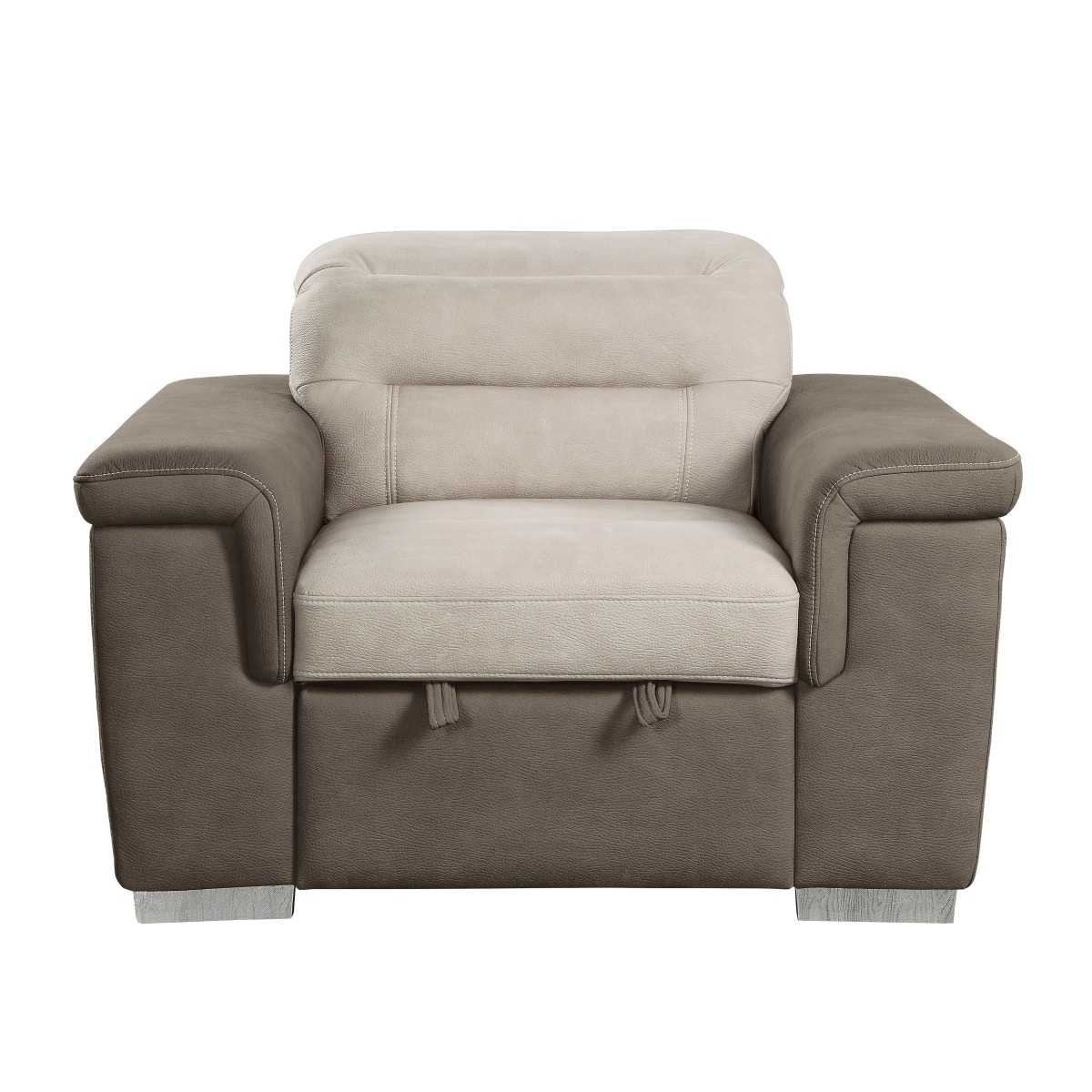 Chair with pull out ottoman hot sale