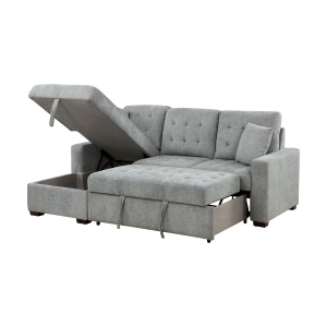  Left Side Chaise with Hidden Storage 