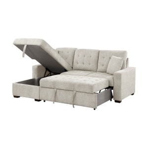  Right Side 2-Seater with Pull-out Bed 