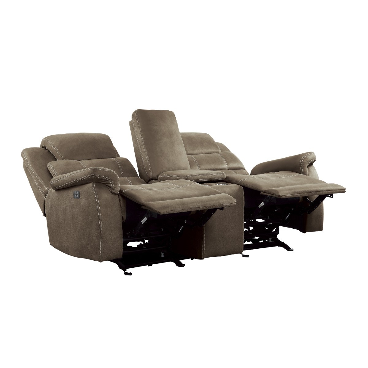Homelegance Living Room Power Double Reclining Sofa With Power