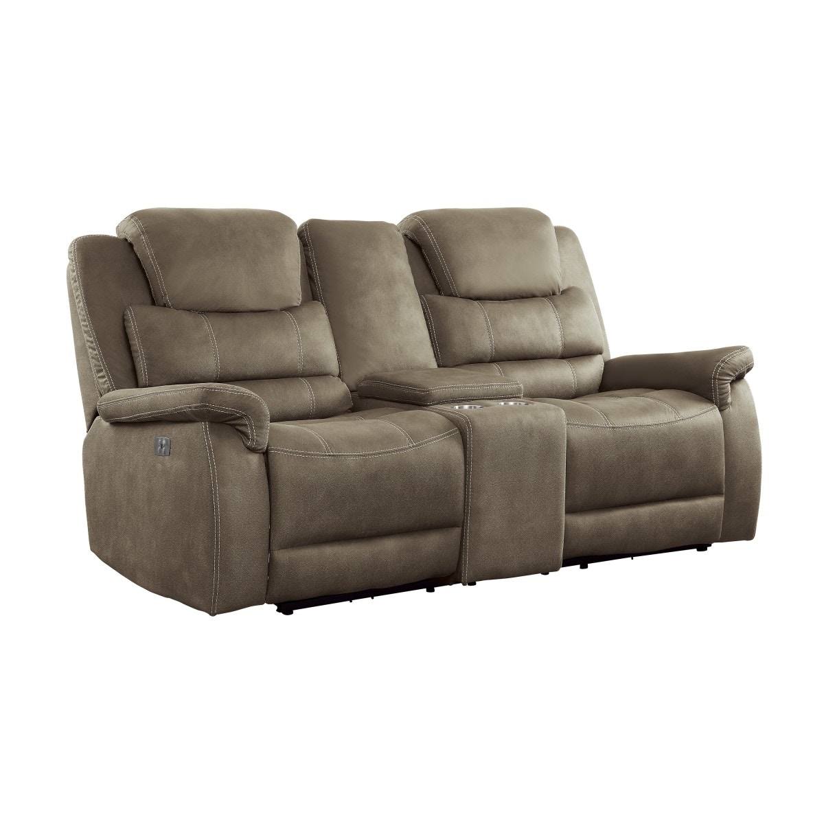 Homelegance Living Room Power Double Reclining Sofa With Power
