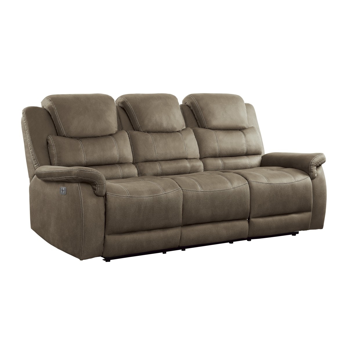 Homelegance Living Room Power Double Reclining Sofa With Power