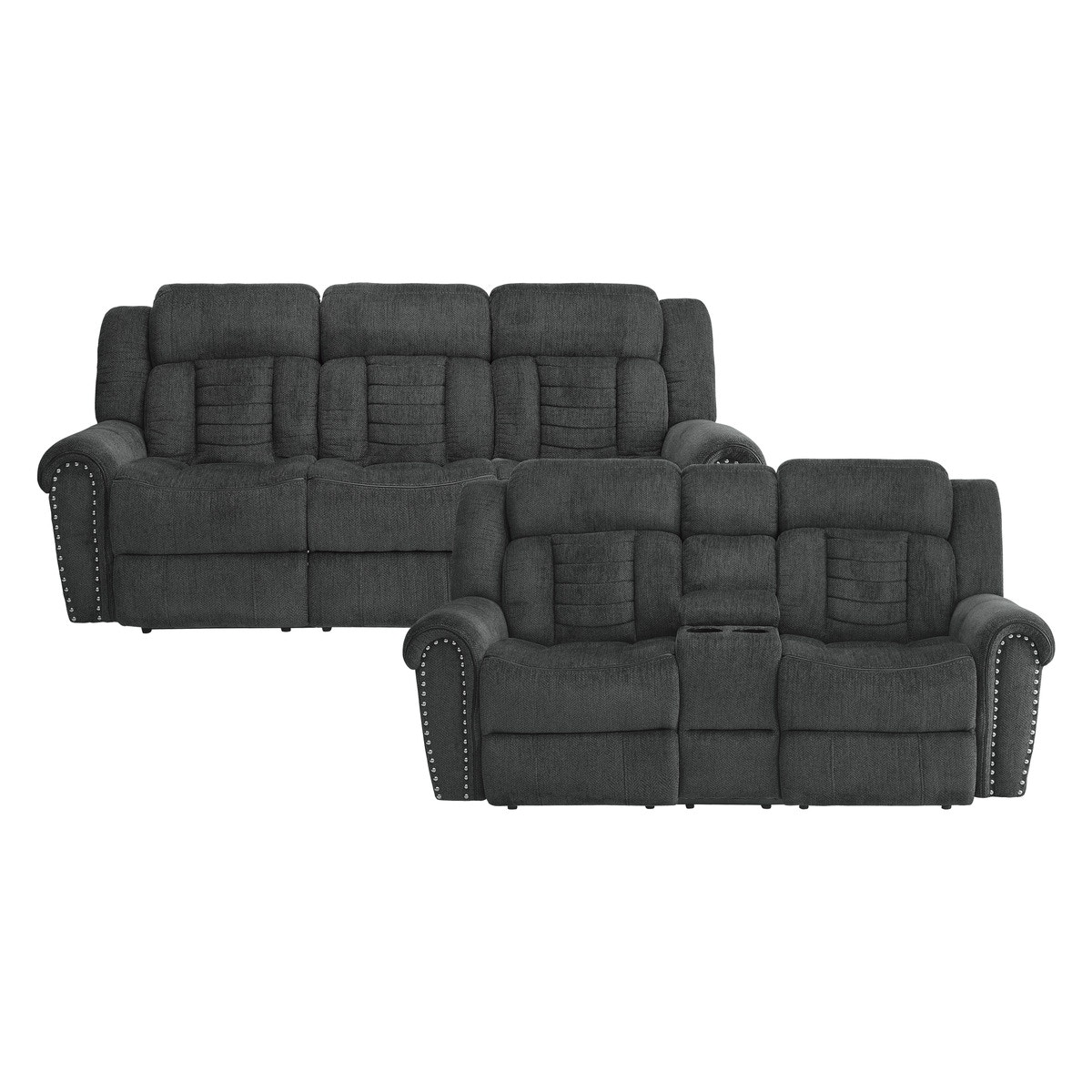  2pc Set: Sofa, Love 