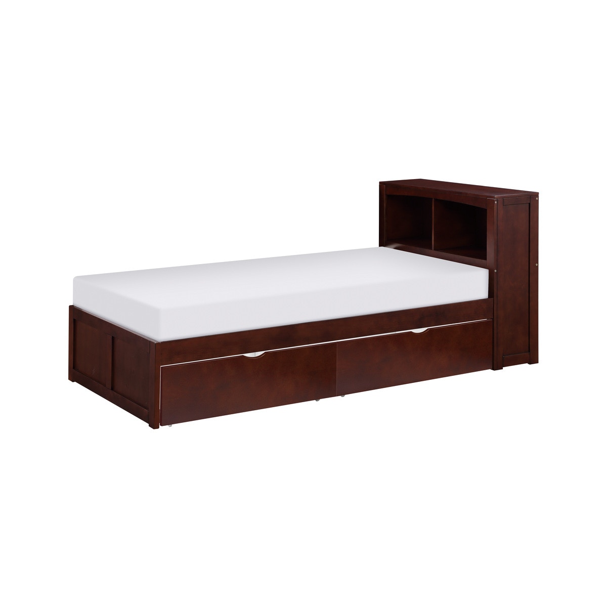Homelegance Youth Twin Bookcase Corner Bed With Storage Boxes B2013BCDC1BCTKIT Payless Furniture