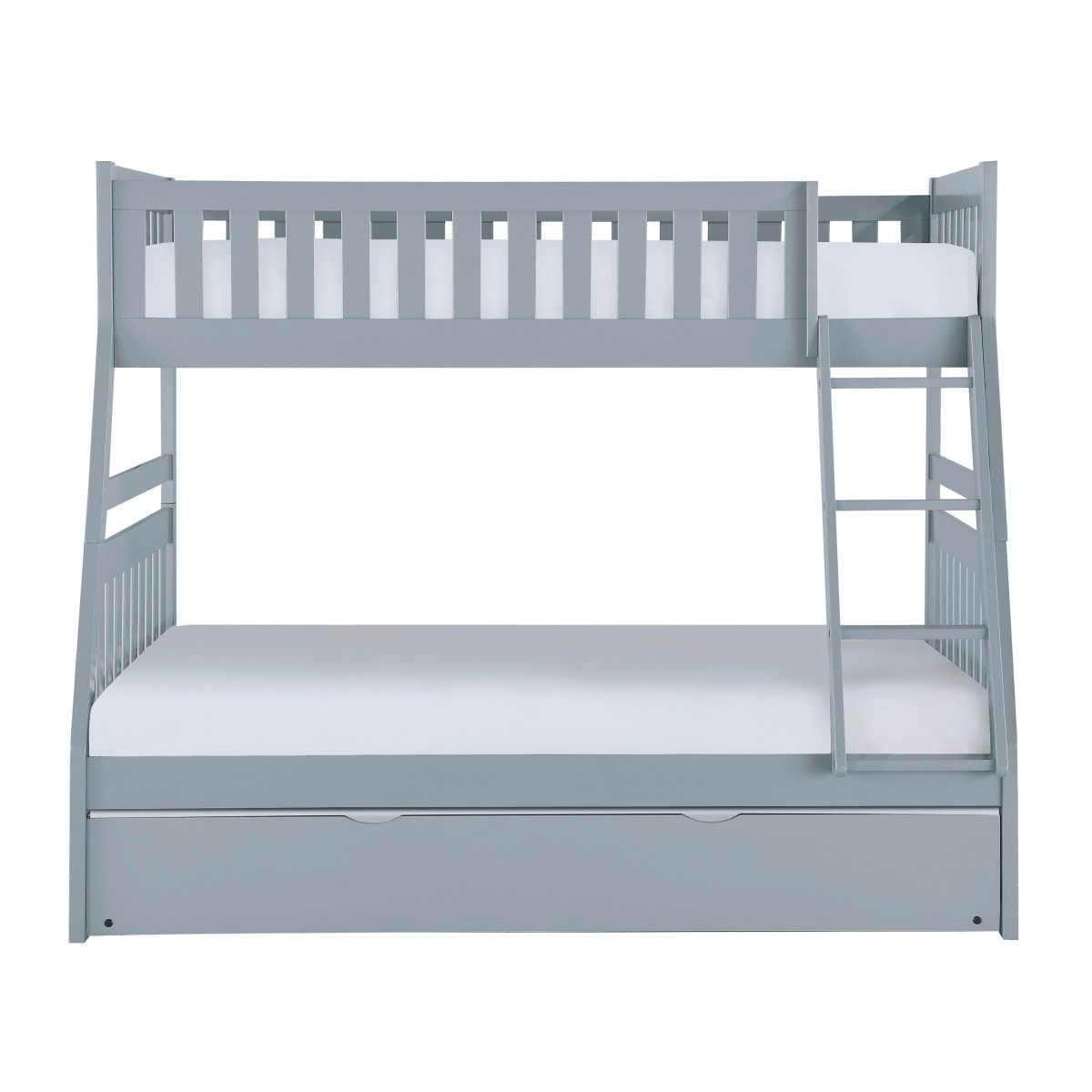  Twin/Full Bunk Bed with Twin Trundle 