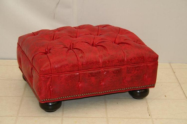 Old Hickory Tannery Ottoman 1045-00
