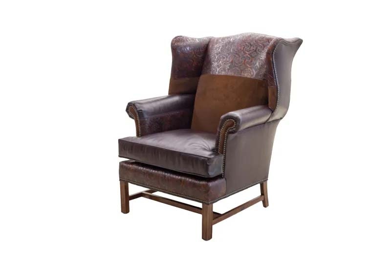 Old Hickory Tannery Wing Chair 160-01
