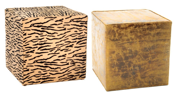 Old Hickory Tannery Cube Ottoman 20 X 20 Cube Ottoman
