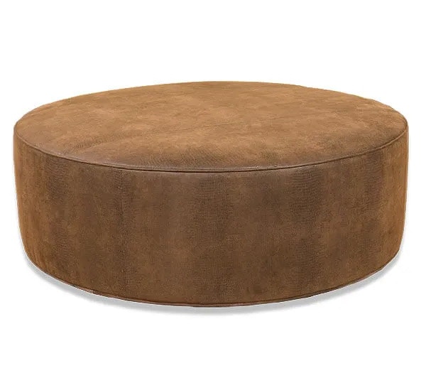 Old Hickory Tannery Round Swivel Ottoman 3006