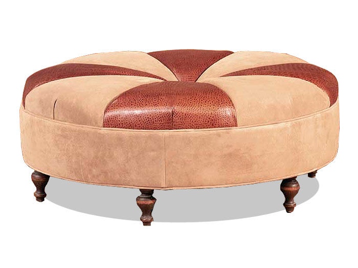 Old Hickory Tannery Ottoman 3009-48