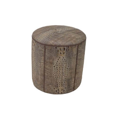 Old Hickory Tannery Round Ottoman 3026-00