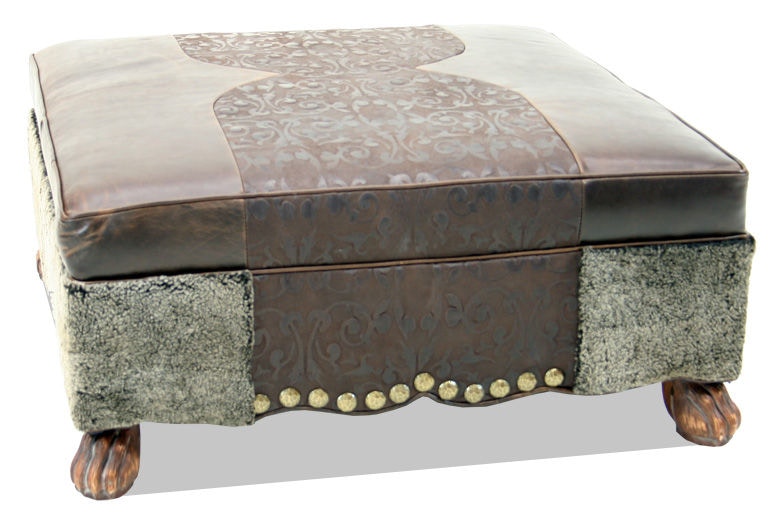 Old Hickory Tannery Living Room Ottoman 3032 00 Lenoir Empire Furniture Johnson City Tn