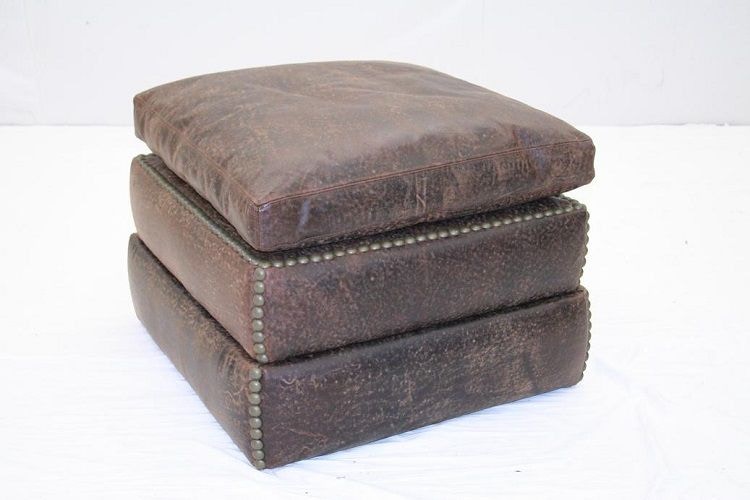 Old Hickory Tannery Ottoman 3084-00