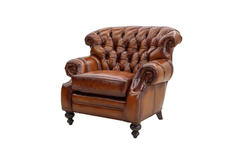 Old Hickory Tannery Tufted Reading Chair 4036-01