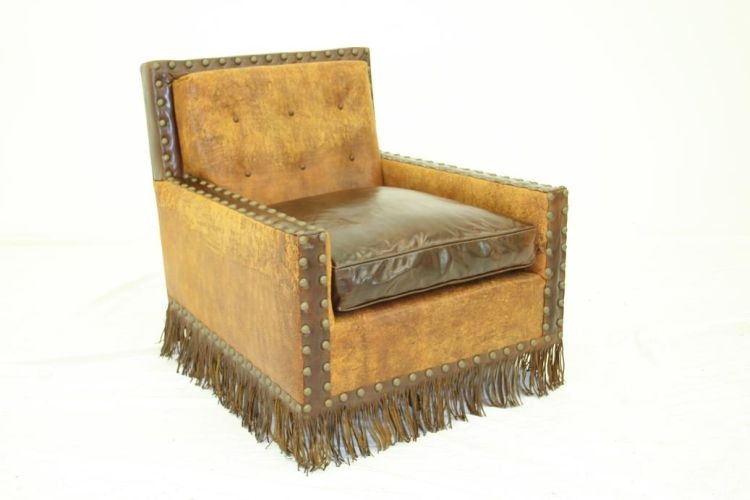 Old Hickory Tannery Swivel Chair 4875-01