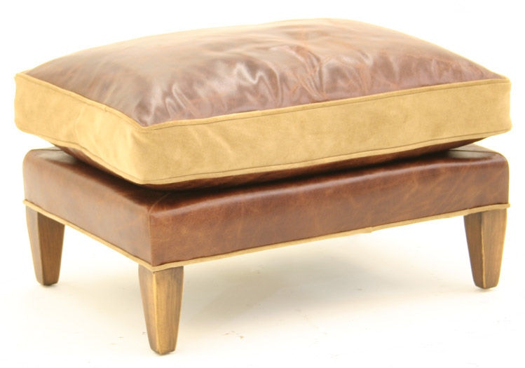 Old Hickory Tannery Ottoman 6612-00
