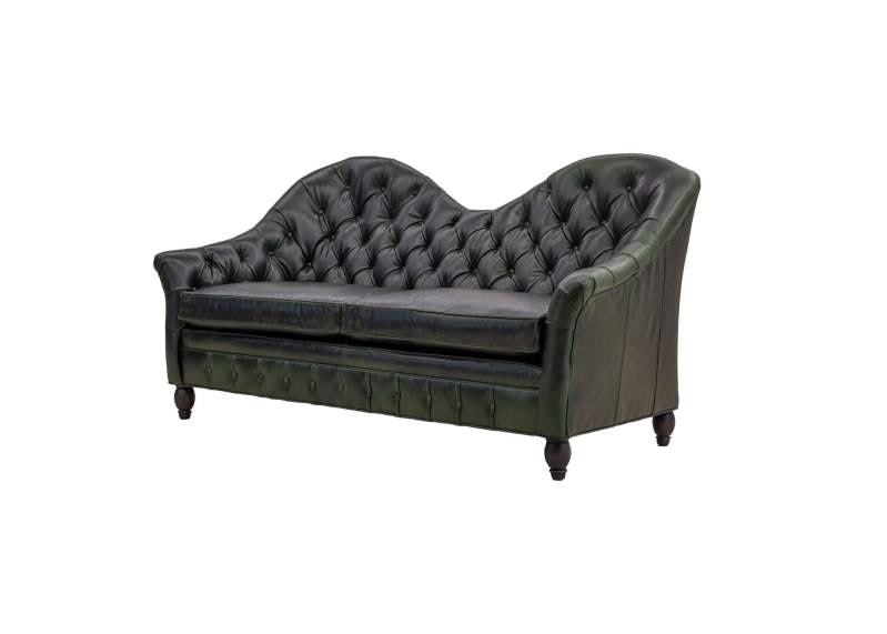 Old Hickory Tannery Tufted English-style Sofa 7205-03