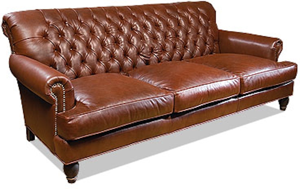 old hickory tannery leather sofa
