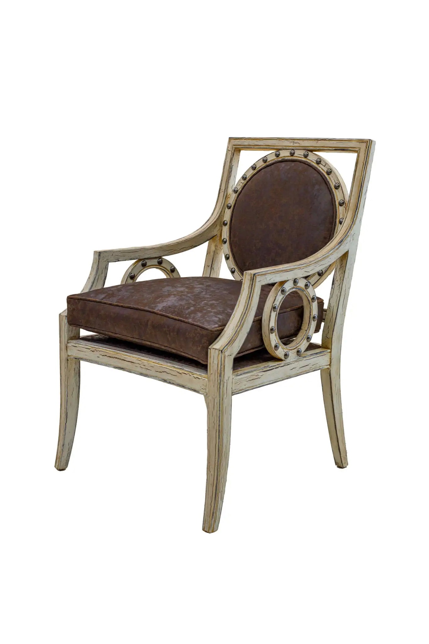 Old Hickory Tannery Nail Detail Chair AI-1429-01