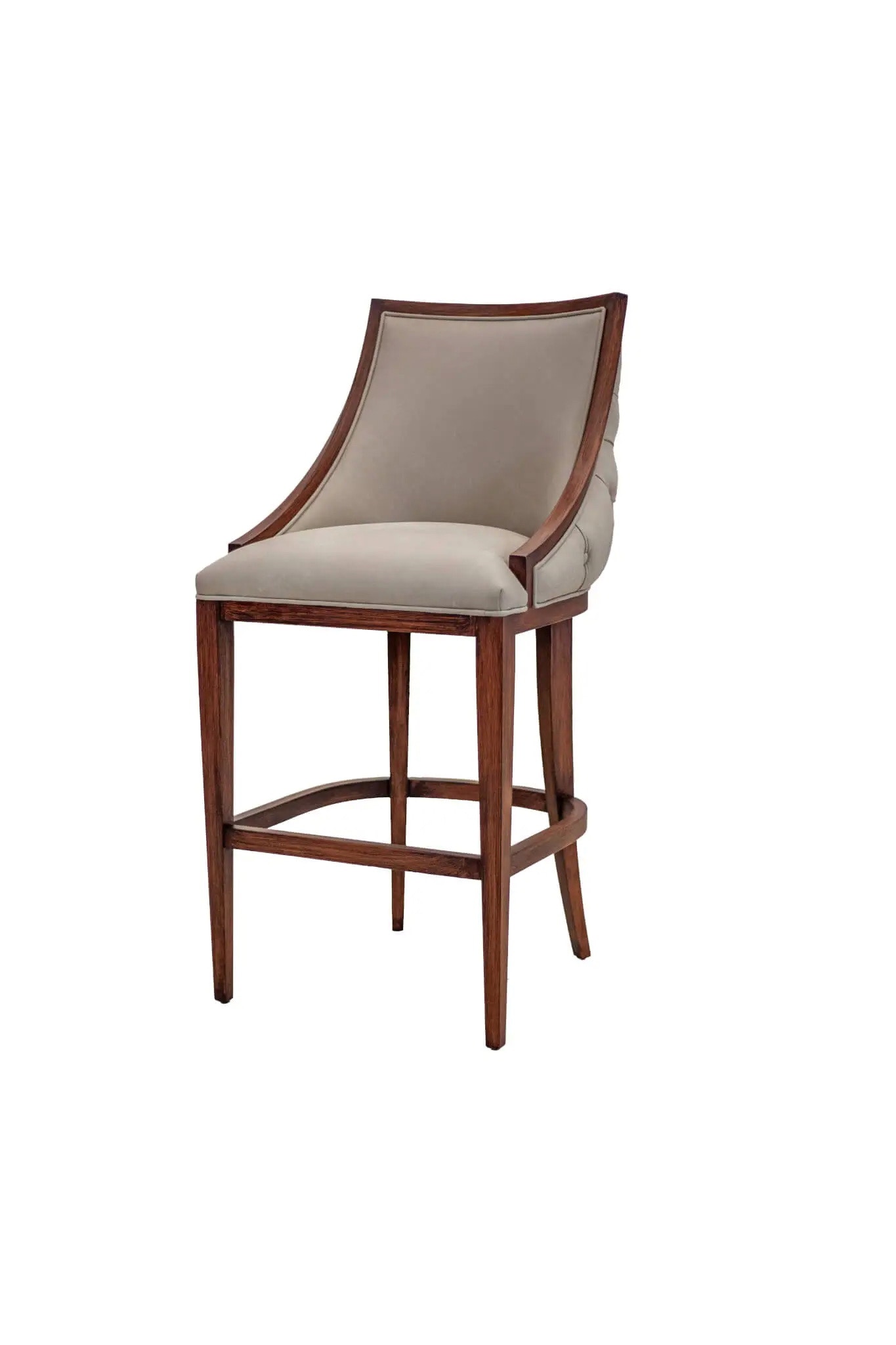 Old Hickory Tannery Tufted Outback Bar Stool AI-8353-T