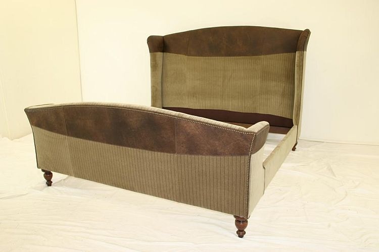 Old Hickory Tannery Upholstered Bed B-210 K-SF